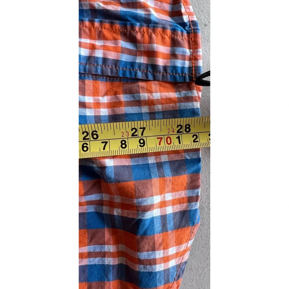 BANANA REPUBLIC TAILORED SLIM FIT 100% COTTON SHIRT‎ ORANGE Sz SMALL